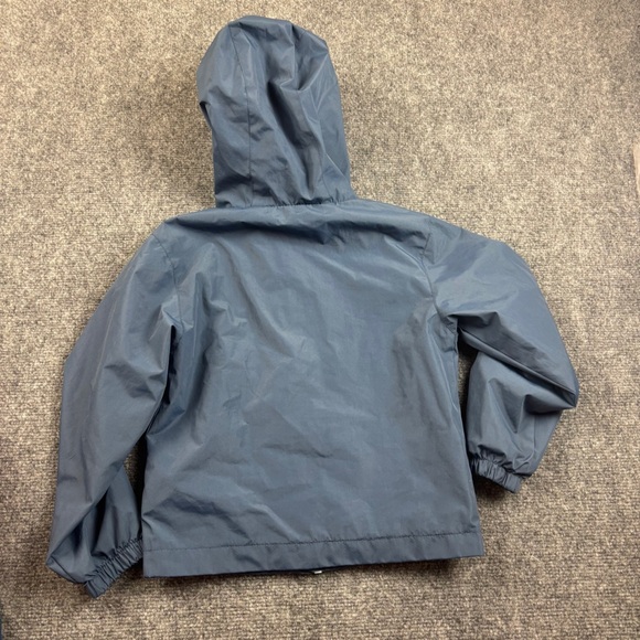 ICEBURG Kids Blue Hooded Rain Jacket size: Medium 6/6X - Picture 2 of 4